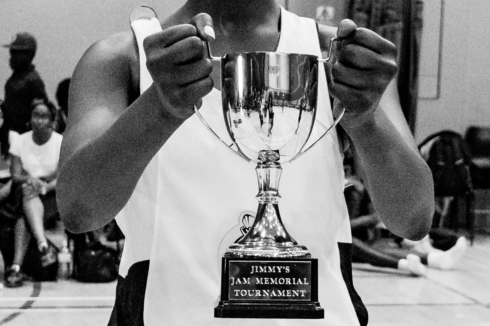 The Jimmy’s Jam Memorial Tournament trophy