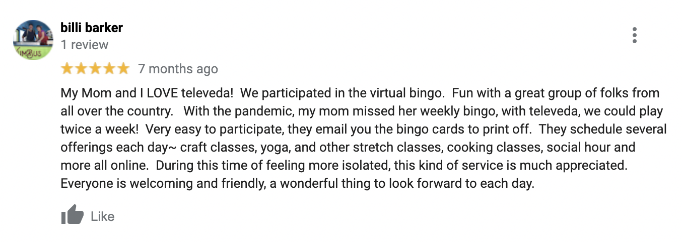 televeda google review