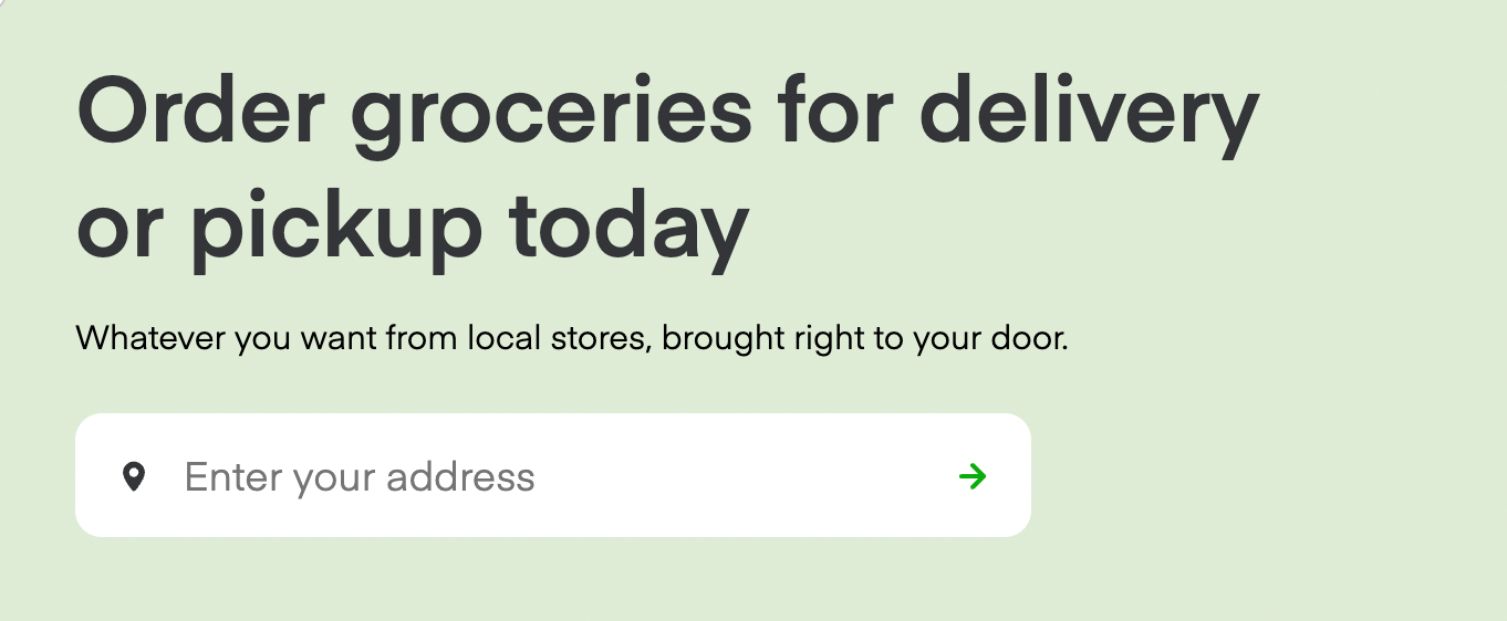 online grocery ordering example 