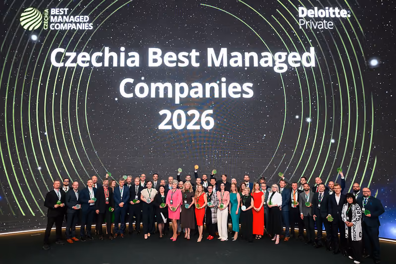 Zástupci CZECH-GEN při ocenění Czechia Best Managed Companies
