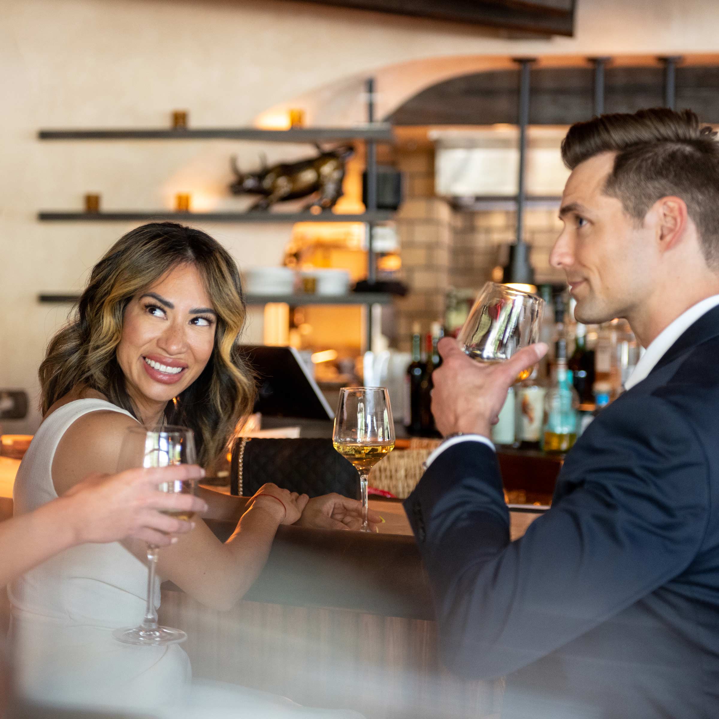 Guests enjoying drinks at dLeña in Mount Vernon Triangle