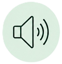 Sound masking and acoustics icon