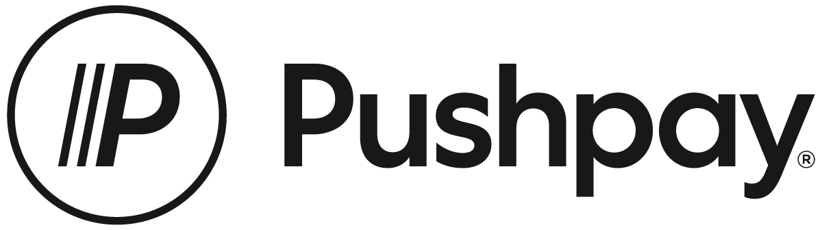 Logo for the business Pushpay