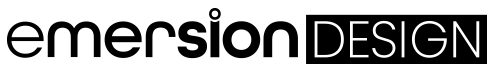 Logo for the company Emersion Design