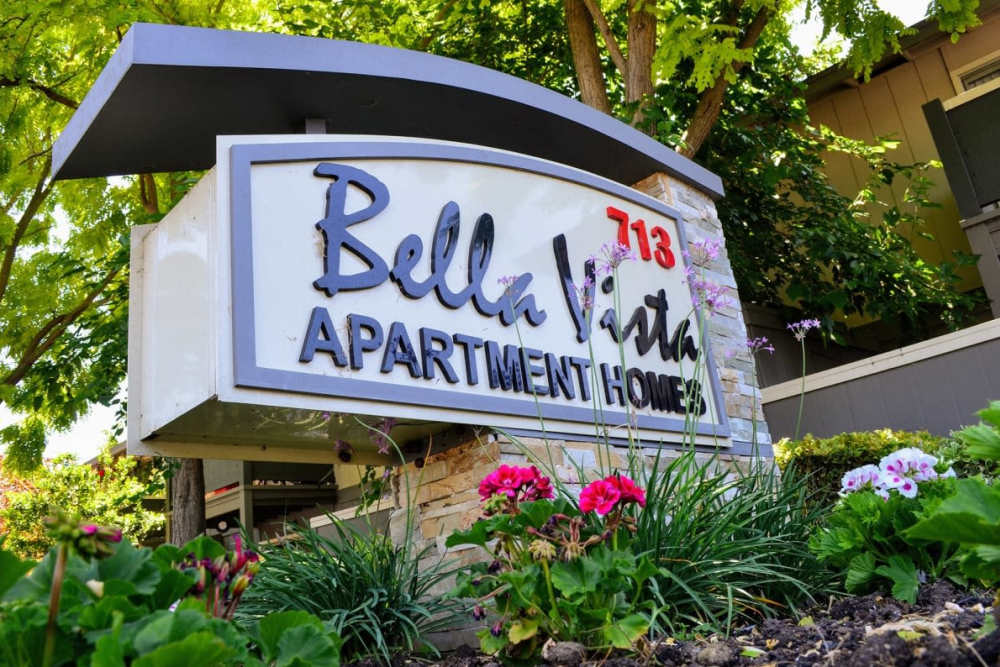 Exterior entrance sign