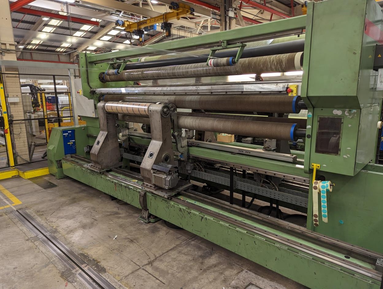 Used Atlas CW812 Duplex Center Surface Slitter | Margot Machinery