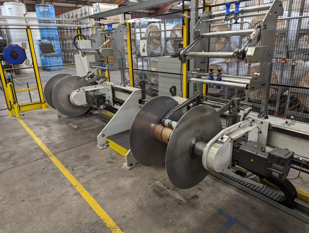 Used Atlas CW812 Duplex Center Surface Slitter | Margot Machinery