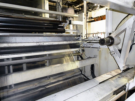 Used 82" PCMC Two-Position Phantom-Axis Turret Unwind | Margot Machinery