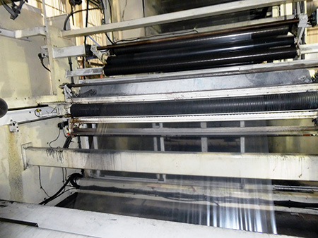 Used 82" PCMC Two-Position Phantom-Axis Turret Unwind | Margot Machinery