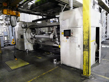 Used 82" PCMC Two-Position Phantom-Axis Turret Unwind