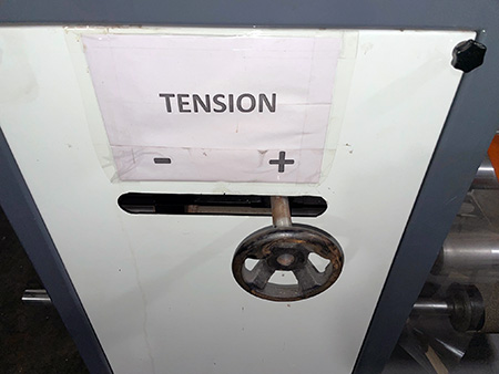 Used 16" Custom Salvage Rewinder | Margot Machinery