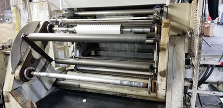Used 67" Fischer & Krecke Turret Rewind | Margot Machinery