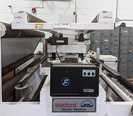 Used 60" Stanford 252 FW Reversible Doctor Machine | Margot Machinery