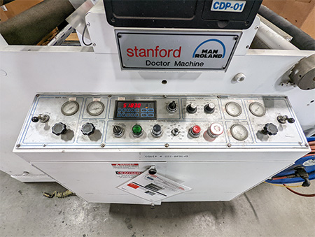 Used 60" Stanford 252 FW Reversible Doctor Machine | Margot Machinery