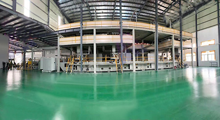 HH Nonwovens model HHM-PP2600SSS Three Beam 2600mm Spunbond Polypropylene Production Line | Margot Machinery