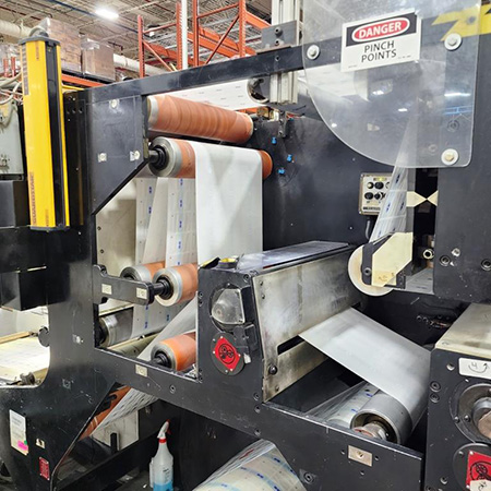 Used Rotoflex Model VIR400 Inspection Rewinder | Margot Machinery