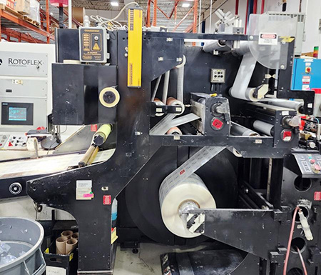 Used Rotoflex Model VIR400 Inspection Rewinder | Margot Machinery