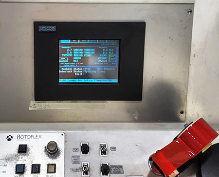 Used Rotoflex Model VIR400 Inspection Rewinder | Margot Machinery