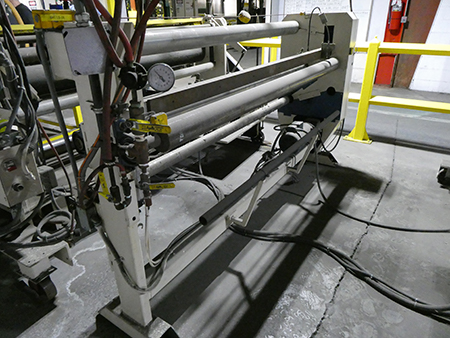 Used Davis Standard Blown Adhesive Bubble Line | Margot Machinery