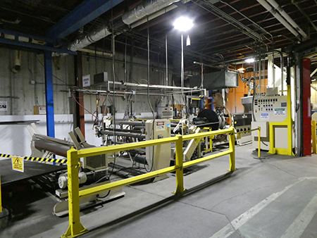 Used Davis Standard Blown Adhesive Bubble Line