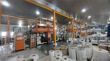 Used 1450mm Sung An Machinery Extrusion Coater Laminator | Margot Machinery