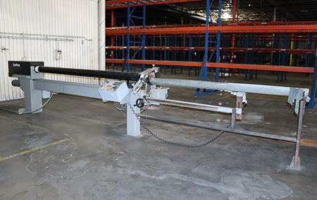 Used 120" Appleton Model A301 Automatic Core Cutter | Margot Machinery