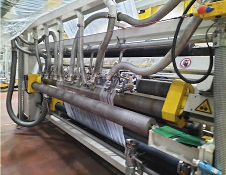 Used 2500mm SML Model Cast Coex 7 Cast Film Extrusion Line | Margot Machinery
