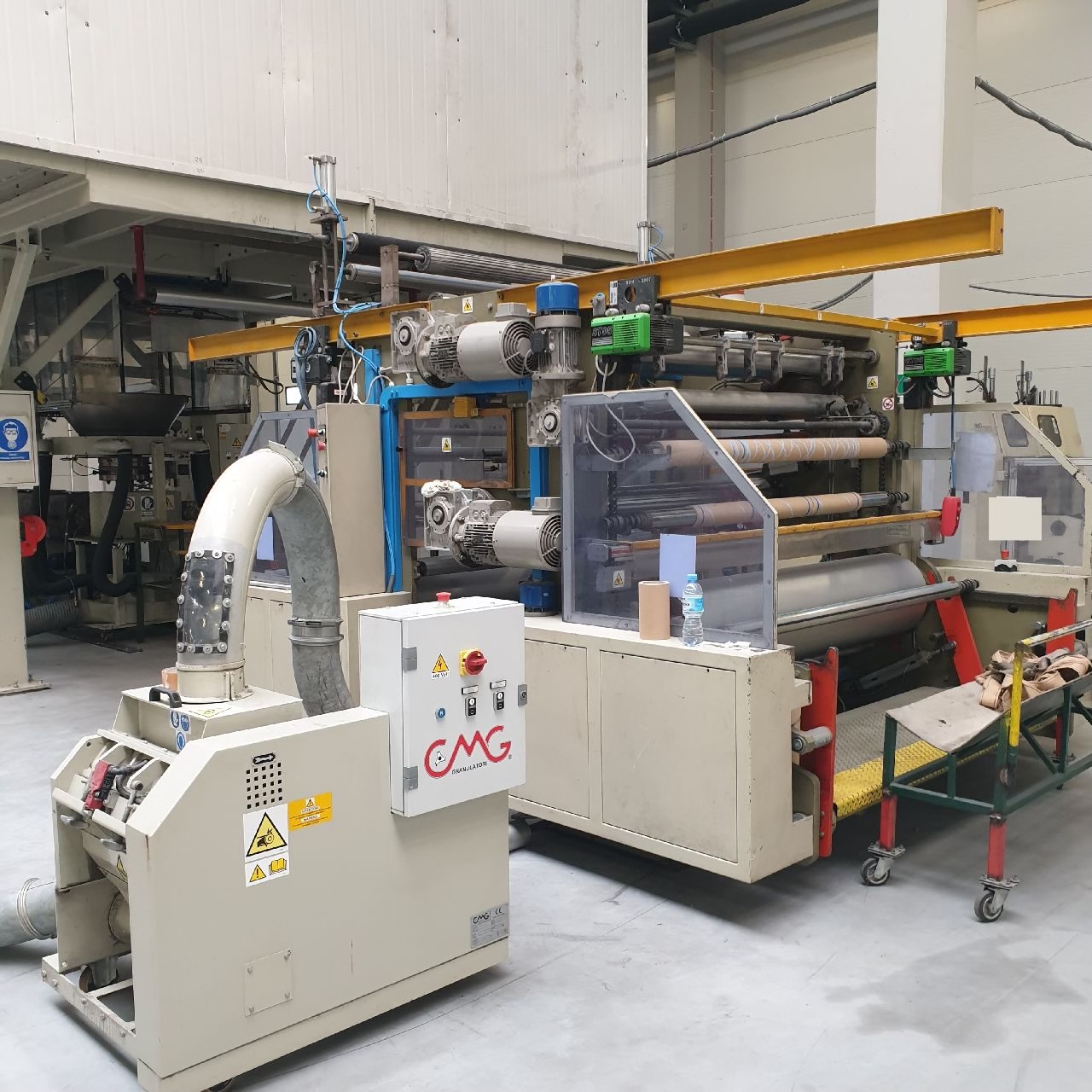 Used 1200mm CMG PVC Cling Film Blown Film Extrusion Line