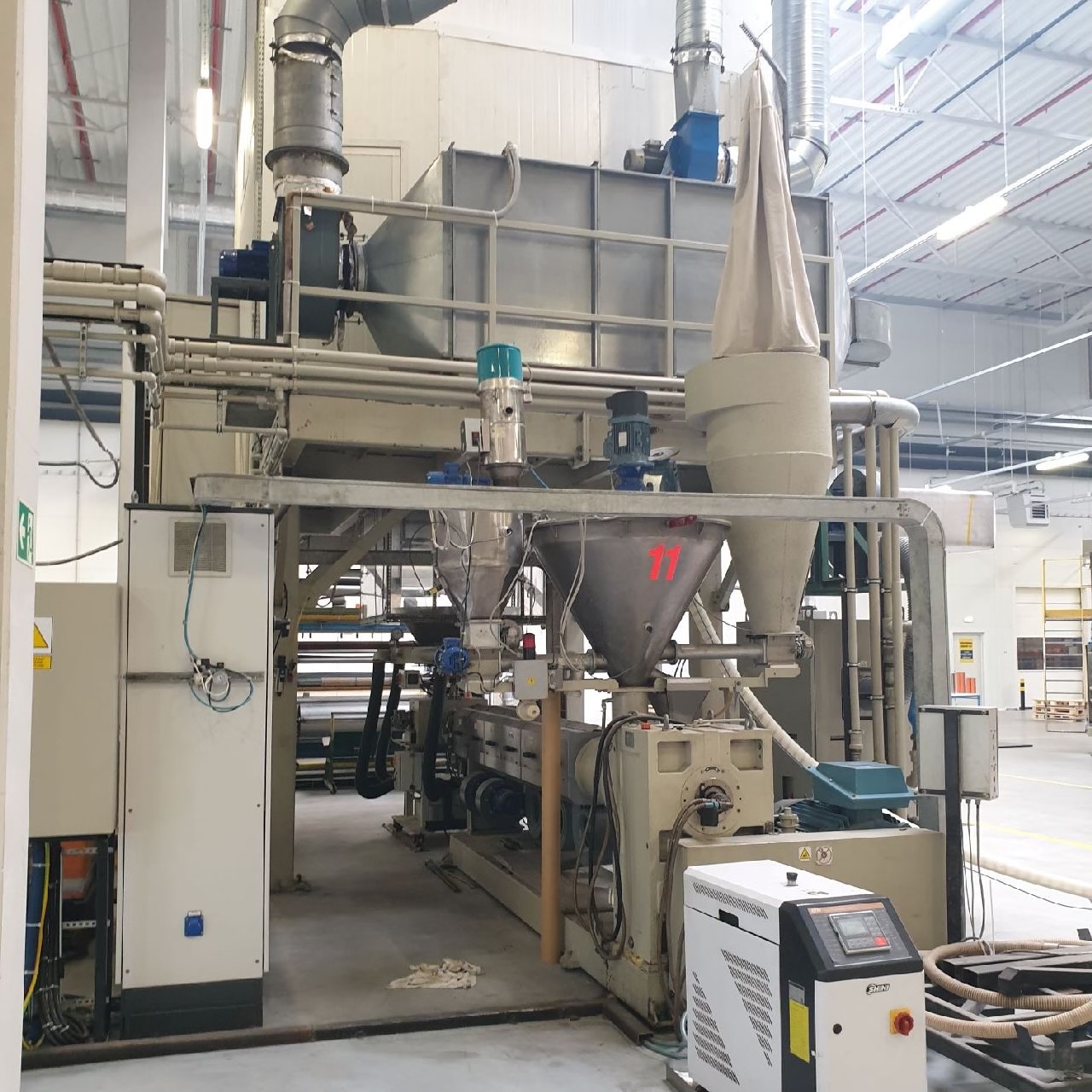 Used 1200mm CMG PVC Cling Film Blown Film Extrusion Line | Margot Machinery