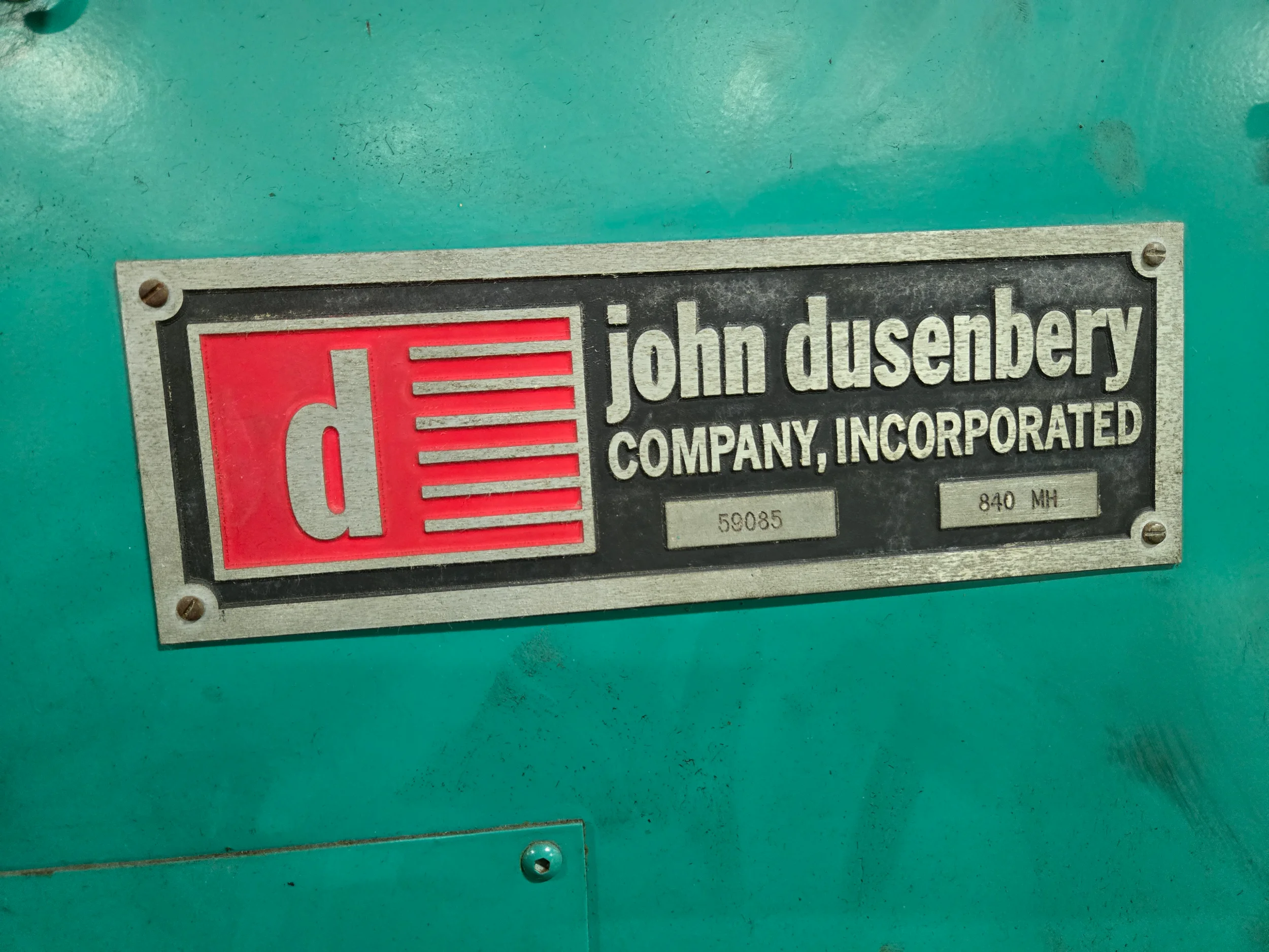 Used 80" Dusenbery Two Drum Winder Model 840 MH | Margot Machinery