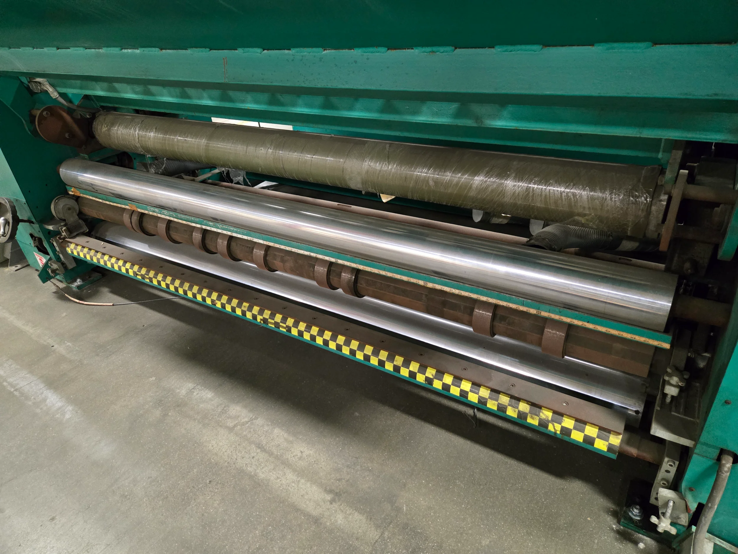 Used 80" Dusenbery Two Drum Winder Model 840 MH | Margot Machinery