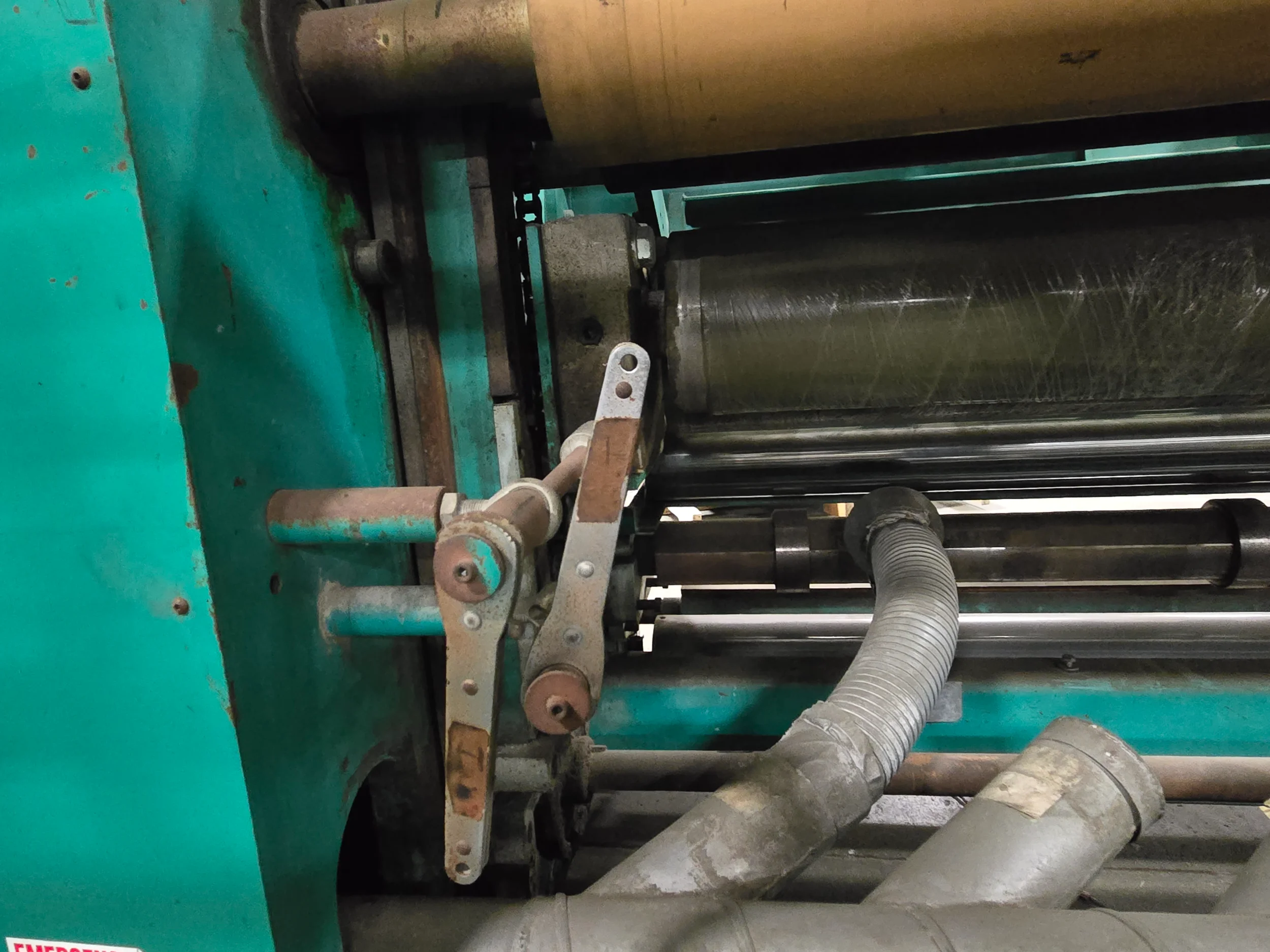 Used 80" Dusenbery Two Drum Winder Model 840 MH | Margot Machinery