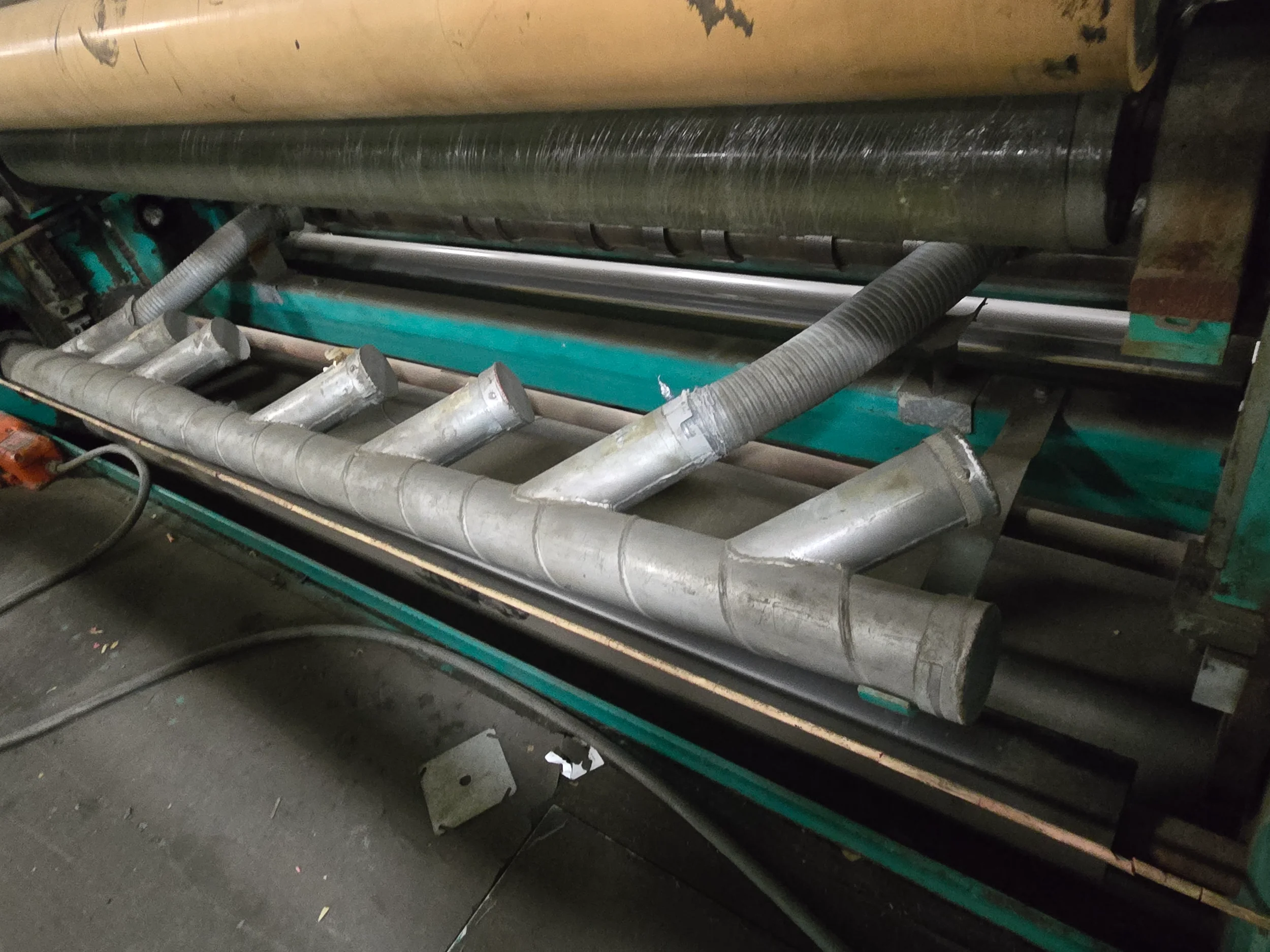 Used 80" Dusenbery Two Drum Winder Model 840 MH | Margot Machinery