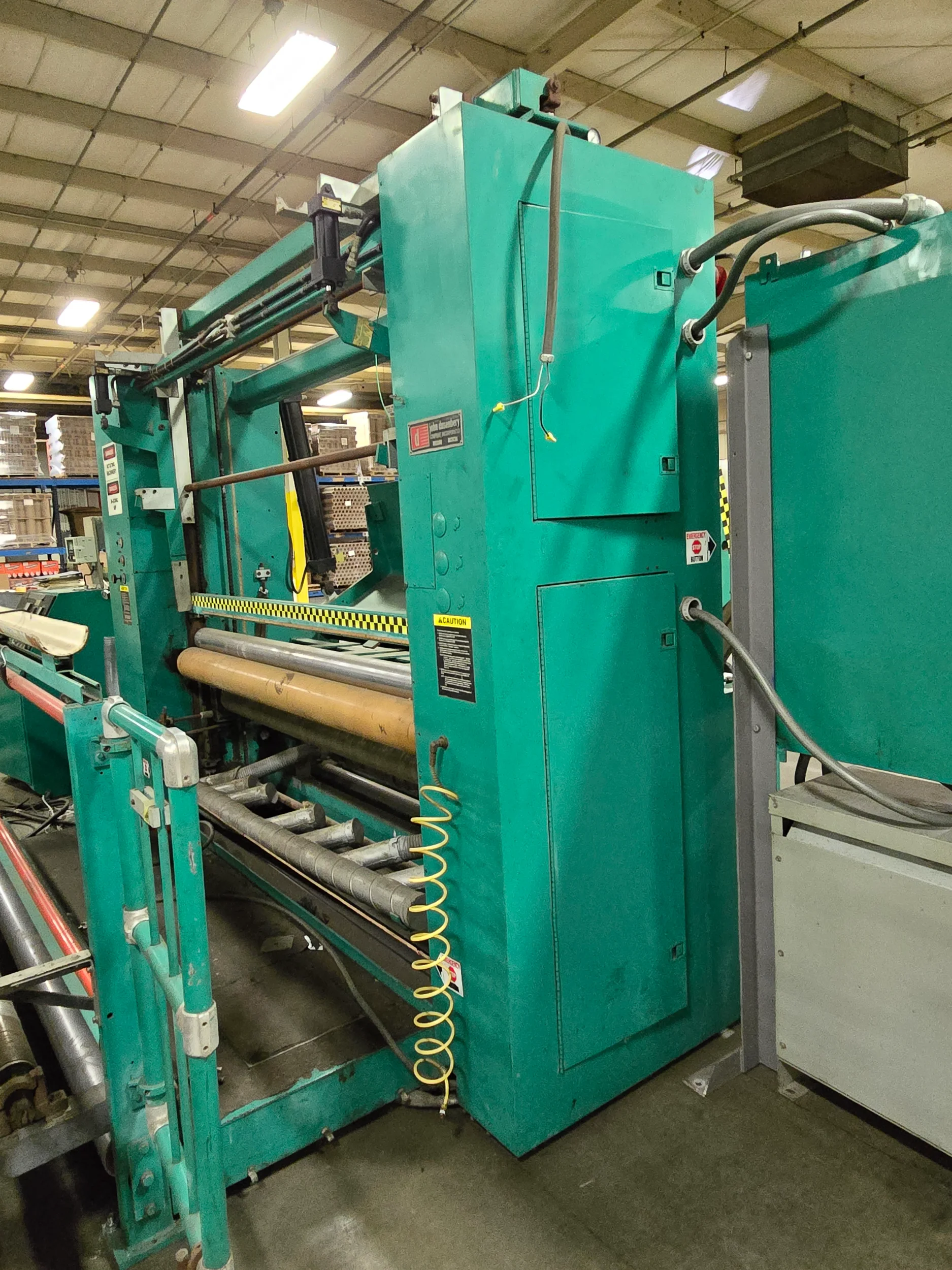 Used 80" Dusenbery Two Drum Winder Model 840 MH | Margot Machinery
