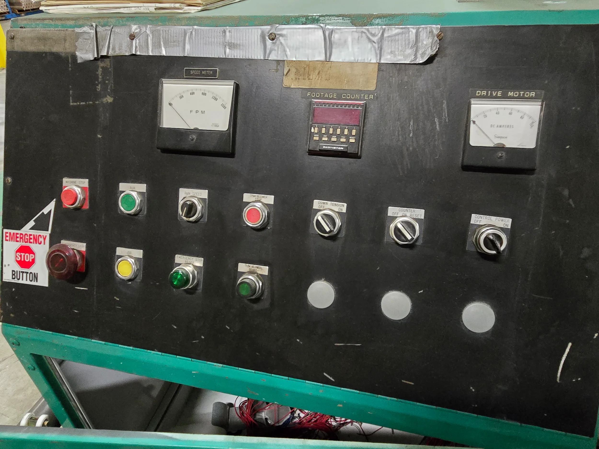 Used 80" Dusenbery Two Drum Winder Model 840 MH | Margot Machinery