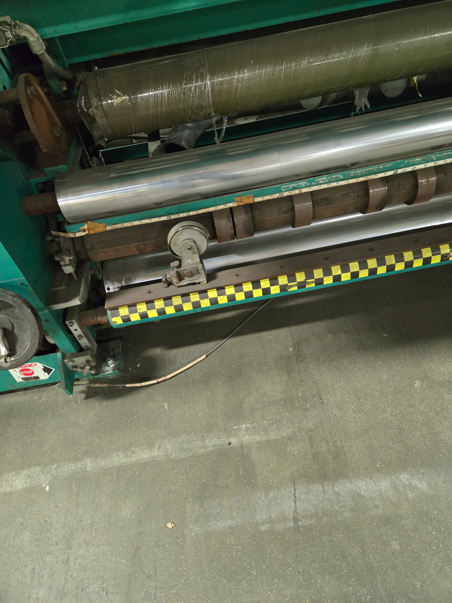 Used 80" Dusenbery Two Drum Winder Model 840 MH | Margot Machinery