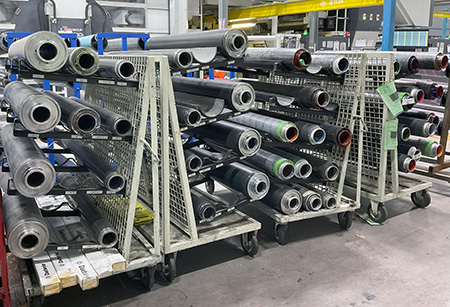 Used F&K Gearless CI Flexographic Press Flexpress 16S+ Downstream MRT Drybond Lamination and Rotogravure Sections | Margot Machinery