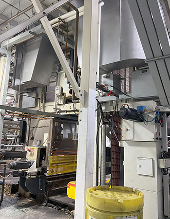 Used F&K Gearless CI Flexographic Press Flexpress 16S+ Downstream MRT Drybond Lamination and Rotogravure Sections | Margot Machinery
