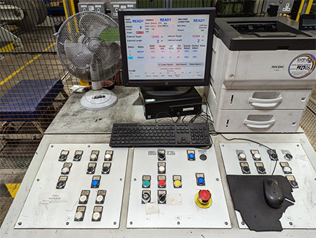 Used 3300mm Atlas Duplex Center Surface Slitter Model CW812 | Margot Machinery