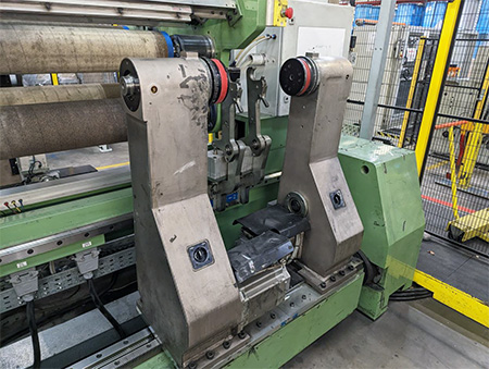 Used 3300mm Atlas Duplex Center Surface Slitter Model CW812 | Margot Machinery