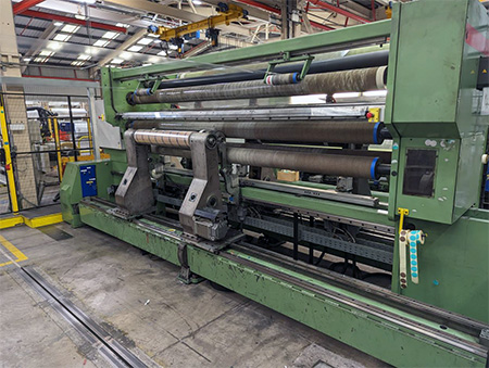 Used 3300mm Atlas Duplex Center Surface Slitter Model CW812 | Margot Machinery