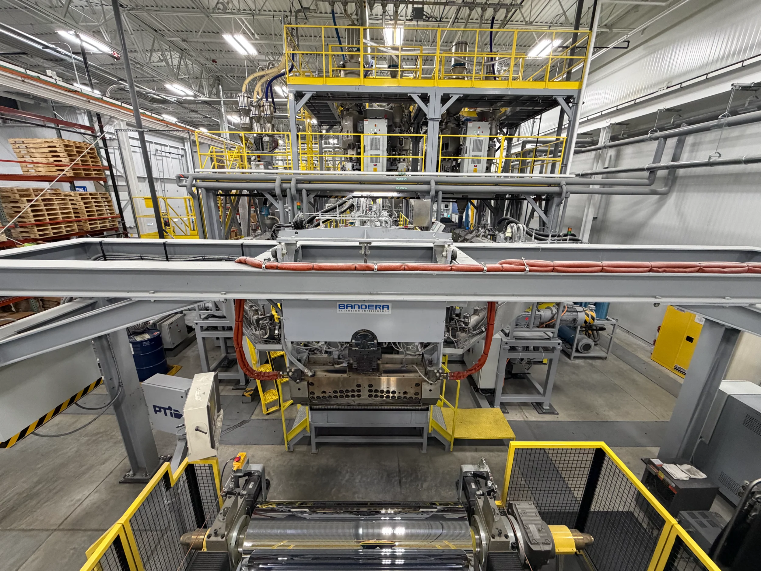 Used 2017 PTi/Bandera 5-layer PET Extrusion Line with Foam Capability | Margot Machinery