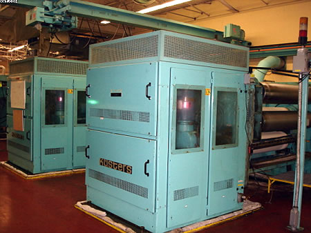 Used 71" Kusters 2-roll Embossing Calender | Margot Machinery