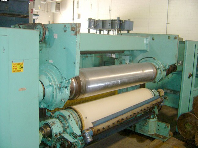 Used 71" Kusters 2-roll Embossing Calender | Margot Machinery