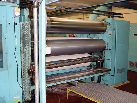 Used 71" Kusters 2-roll Embossing Calender
