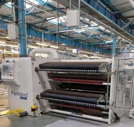 Used 2100mm Parkland Model SM150 Series 2 Duplex Center Slitter