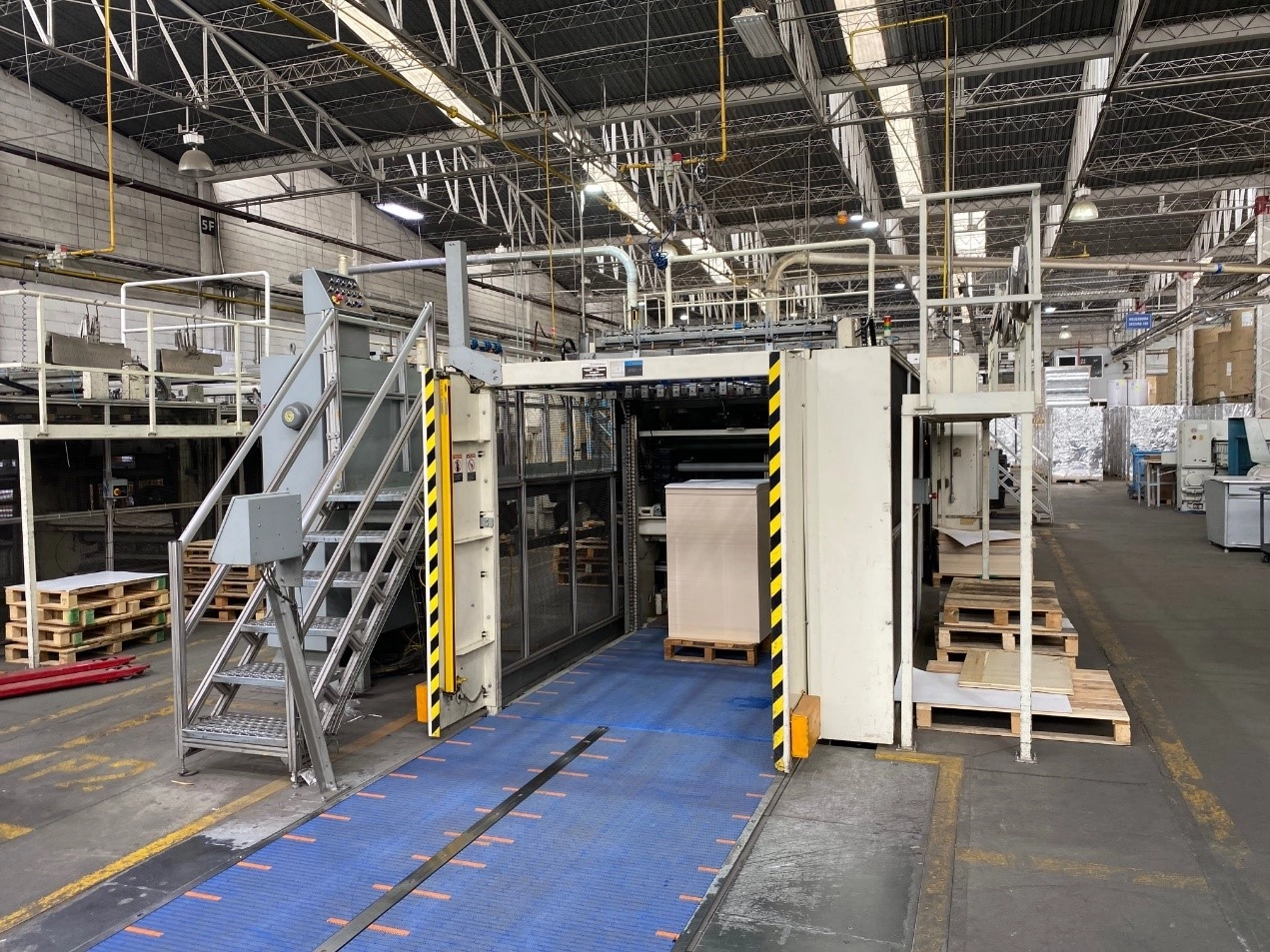 Used Marquip Ward Sheet Wizard 1650 Dual Rotary Sheeter (4 Roll Stand)