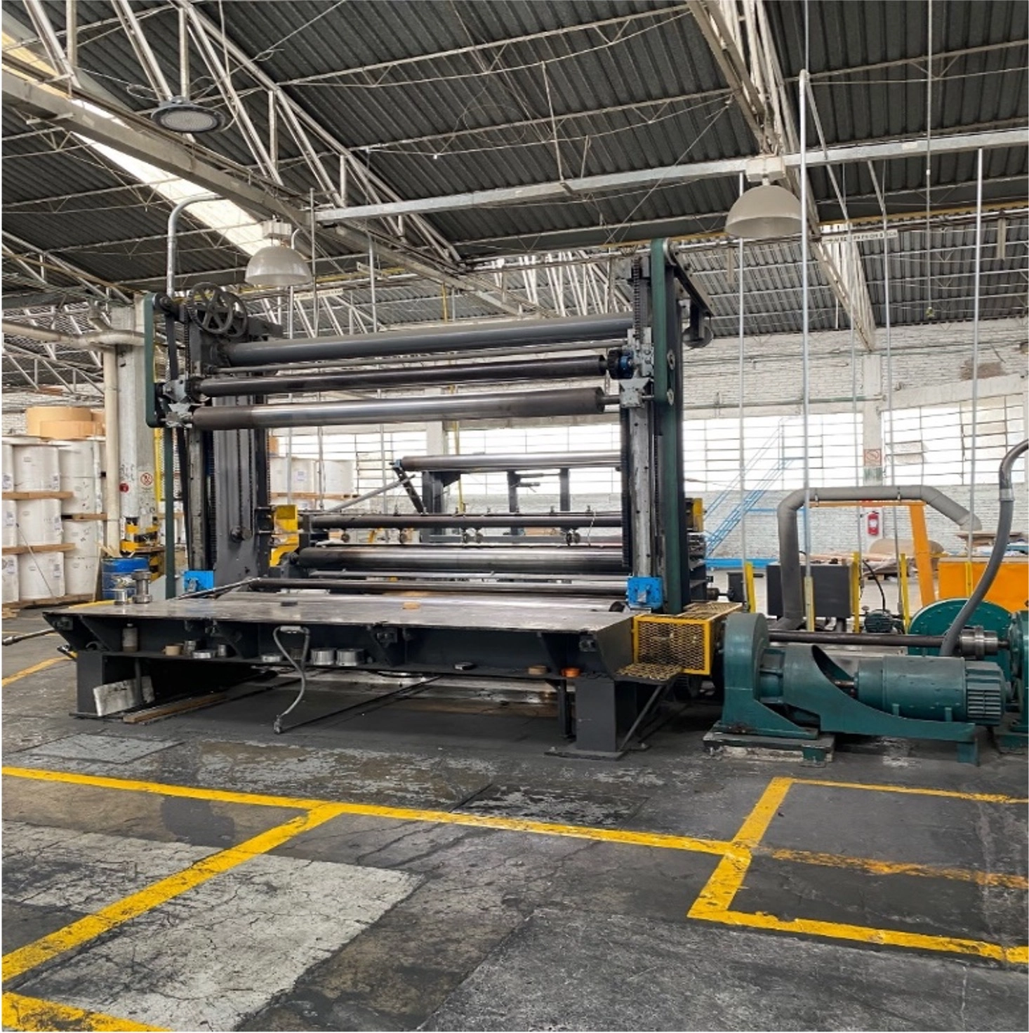 Used Moore & White 1900mm Slitter Rewinder