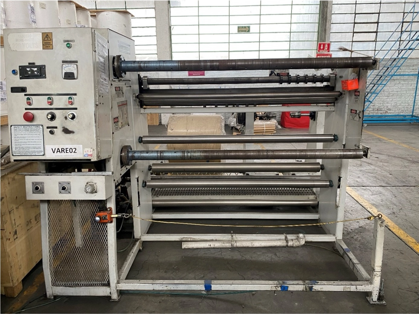 Used 2011 Voorwood 1650mm Duplex Slitter Rewinder