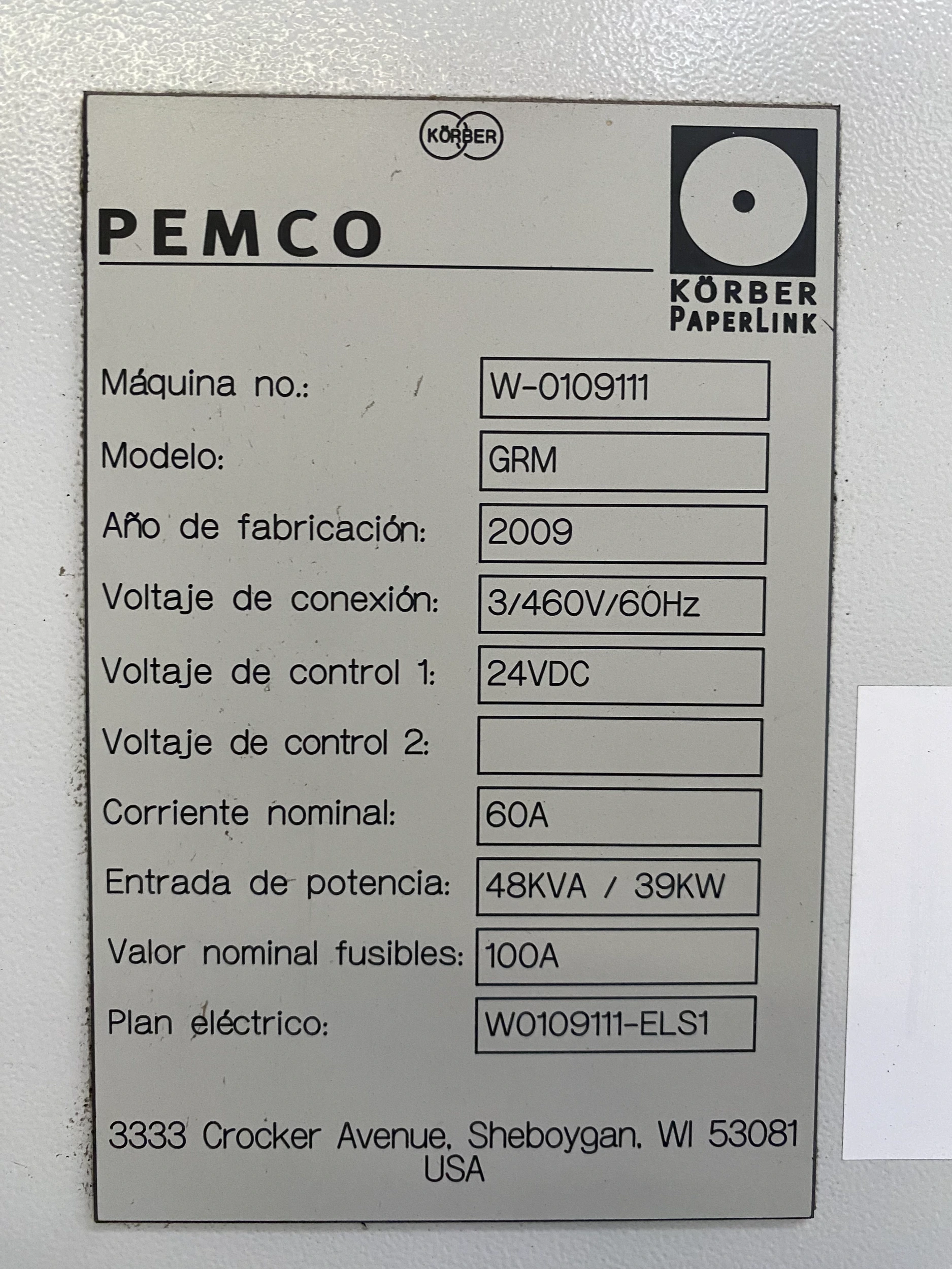 Used 2010 PEMCO Wrapmatic GRM Automatic Ream Wrapper | Margot Machinery